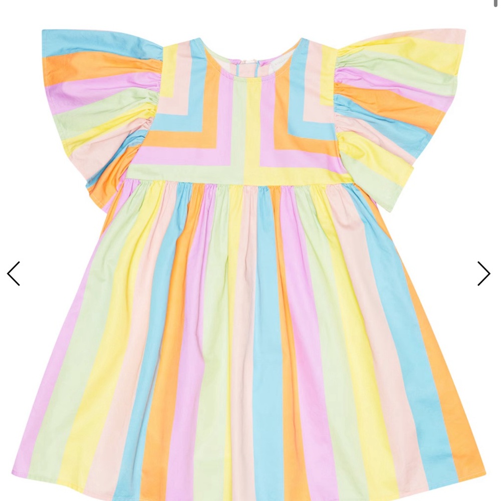 Stella McCartney cotton rainbow dress
